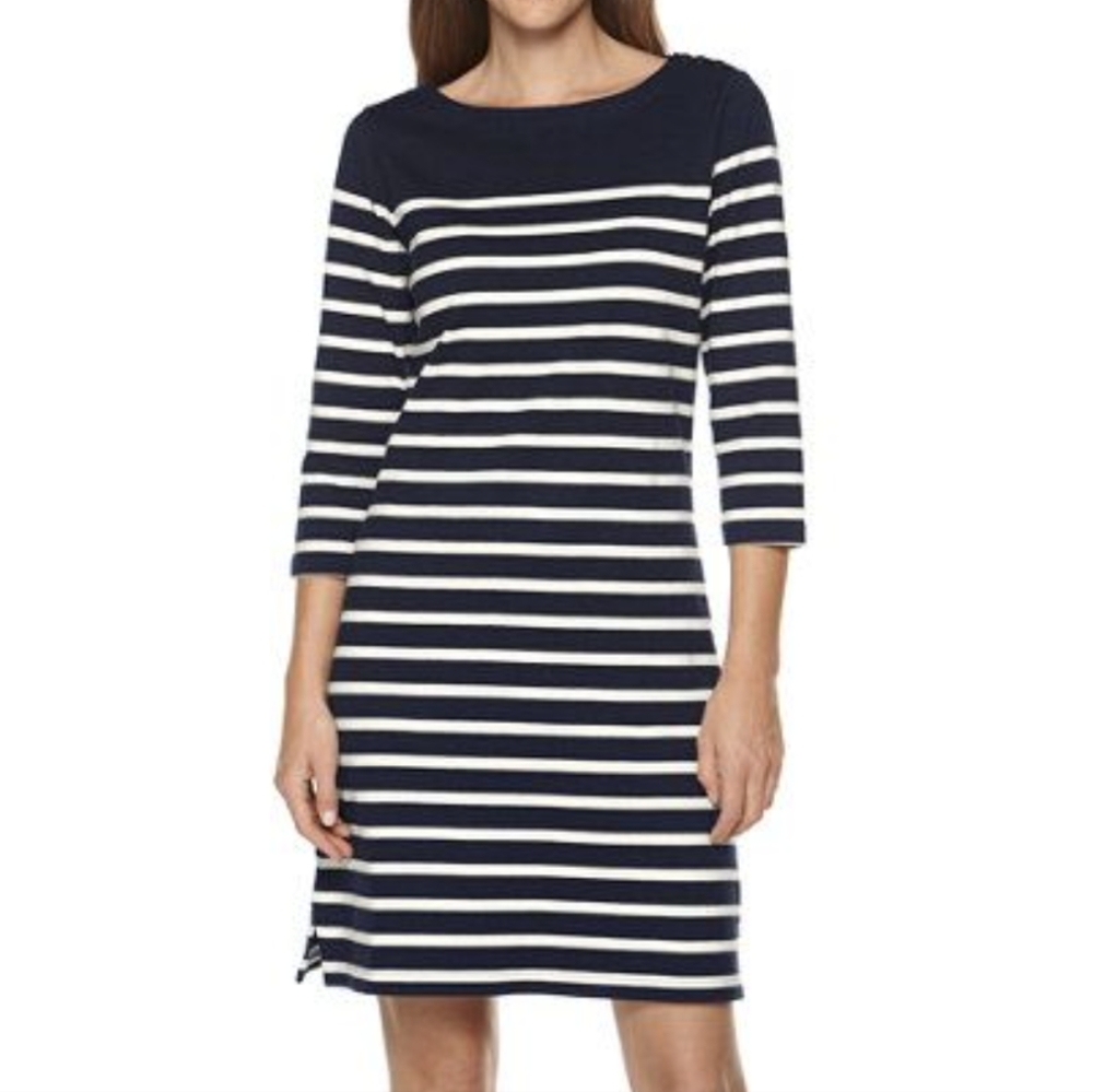 L.L. Bean Mariner Dress Stripe. Large